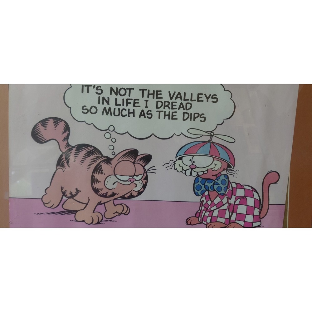 Retro Comic Animation Collectible vintage office 78 Garfield motivational Poster - Picture 16 of 16